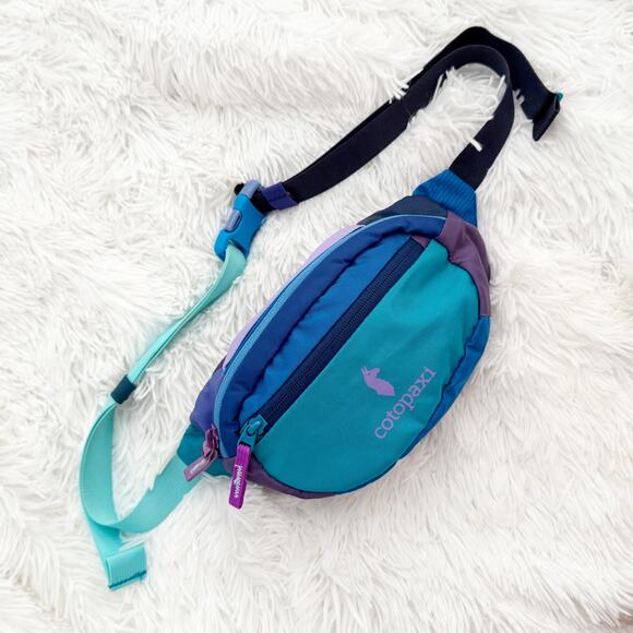 Cotopaxi Handbags - COTOPAXI | Blue Teal Purple Belt Bag Hip Pack Fanny Kapai 1.5L Del Día Multi